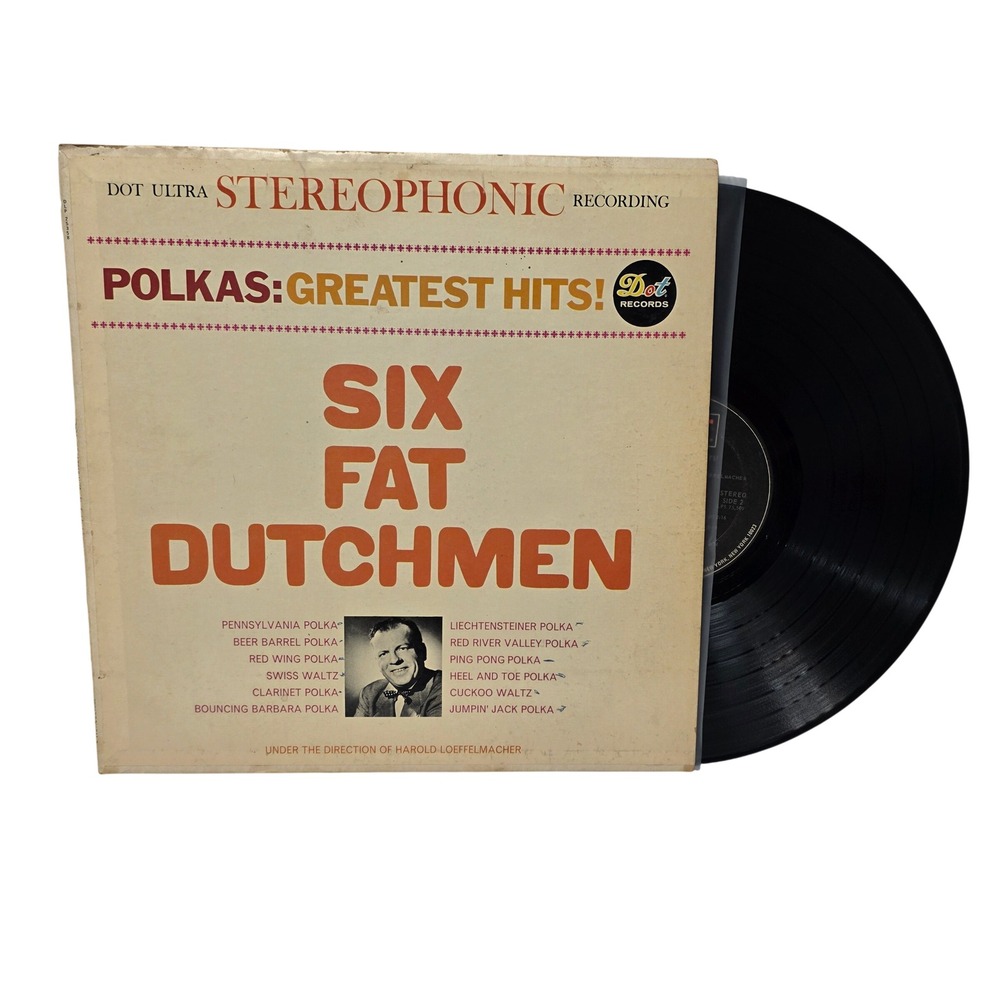 Six Fat Dutchmen Polkas Greatest Hits Vinyl LP Dot Records DLP 25358 Stereo*